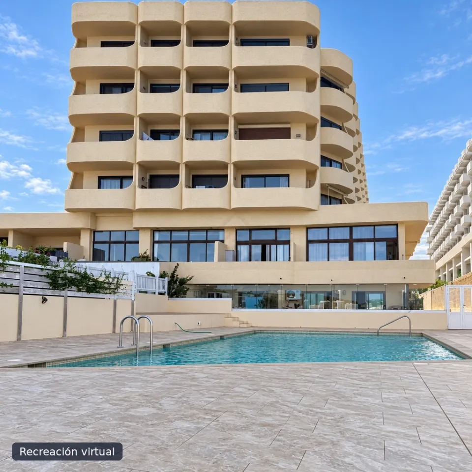Estudio Con Piscina Comunitaria En Cala De Bou
